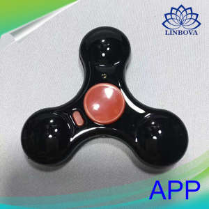 Mobile Phone APP Control LED Finger Spinner Bluetooth Hand Fidget Spinner Without Mini Speaker