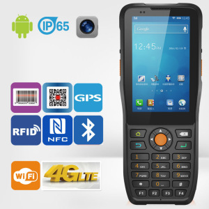 Jepower Ht380k Quad-Core Android Handheld PDA Support Barcode/NFC/4G-Lte